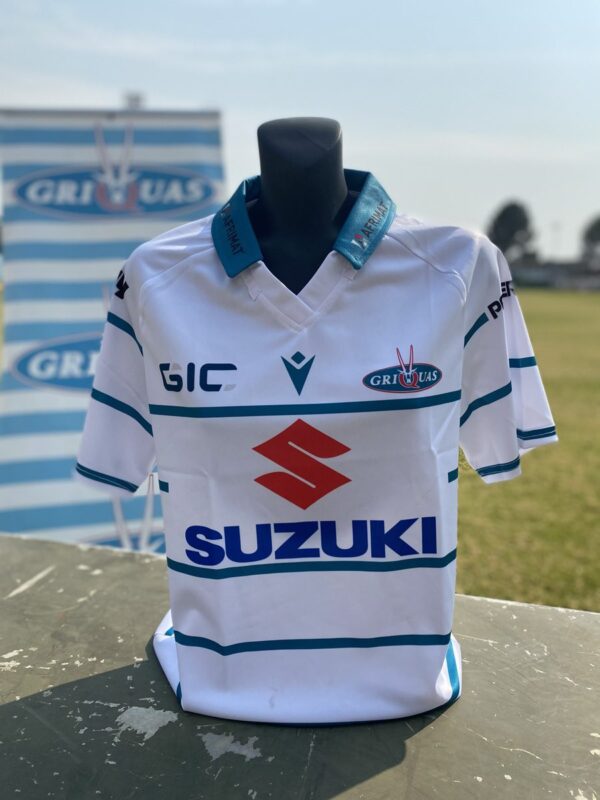 White Suzuki Griquas Jersey - Image 3